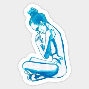 Anjali Mudra Sticker